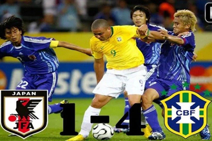 個(gè)人表演！06年世界杯，大羅雙響建功，巴西4-1送日本小組出局