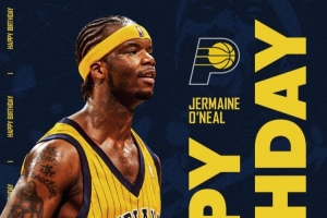 你認(rèn)識(shí)這個(gè)奧尼爾嗎？步行者官方祝名宿小奧尼爾47歲生日快樂(lè)??