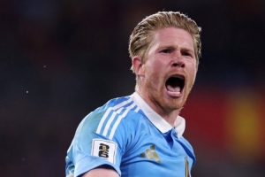 世預(yù)賽比利時4-2擊敗威爾士，德布勞內(nèi)點(diǎn)射雙響、特羅薩德破門