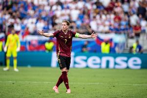 34歲德布勞內(nèi)本屆歐洲世預(yù)賽打進(jìn)6球，僅少于哈蘭德、德佩