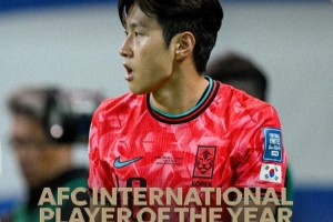 官方：李剛仁當選亞足聯(lián)年度亞洲最佳國際球員