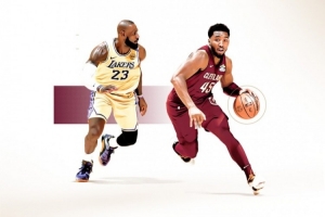 情懷拉滿！騎士官推曬詹姆斯米切爾海報(bào)宣傳1月底主場(chǎng)戰(zhàn)湖人比賽