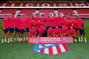 點贊！馬競球員身穿特別版球衣訓練，宣傳防治乳腺癌