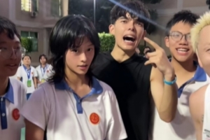 真未來之妞！汕頭女高中生除了360拉桿上籃 還能抓筐和勉扣