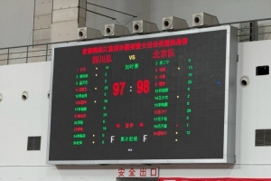 全運會熱身賽北京98-97四川 方碩在周琦和胡金秋頭上完成天勾絕殺