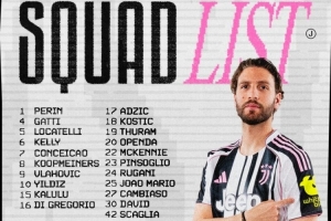 尤文客戰(zhàn)科莫大名單：弗拉霍維奇領銜鋒線，伊爾迪茲戴維在列