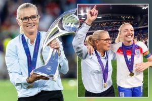 奪歐洲杯！太陽報：英格蘭女足主帥維格曼將被授予榮譽女爵士頭銜