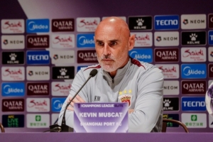 穆斯卡特：球隊在亞冠的表現(xiàn)逐步提升 古斯塔沃缺席肯定會有影響