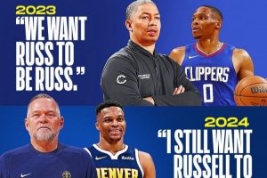 僅差一個助詞??？泰倫-盧、馬龍、克里斯蒂都讓威少做自己