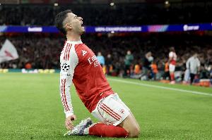 馬丁內(nèi)利：我的目標(biāo)是幫助槍手取得勝利，同時(shí)也為國家隊(duì)做出貢獻(xiàn)