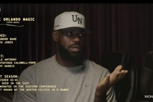 詹姆斯：魔術(shù)的軟肋就是投射能力 他們補(bǔ)強(qiáng)了貝恩這個(gè)神準(zhǔn)射手