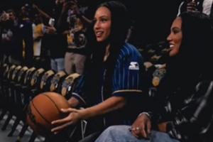 ??庫里女兒長大了！萊莉用排球動作傳球給庫里完成間接助攻