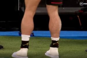 ????格拉利什：我的小腿天生又粗又壯，真沒特意練過