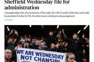 雪上加霜！英冠墊底的謝周三被扣12分，還欠稅務(wù)部門100萬鎊