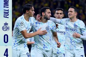 歐冠僅國(guó)米勝！意甲7隊(duì)歐戰(zhàn)3勝1平3負(fù)，拿波里慘敗尤文羅馬均告負(fù)