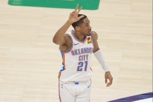 雷霆首發(fā)：亞歷山大、阿隆-維金斯、多特、霍姆格倫、哈滕