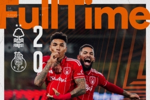 結(jié)束10場不勝！諾丁漢森林2-0波爾圖，懷特、伊戈?duì)?熱蘇斯點(diǎn)射