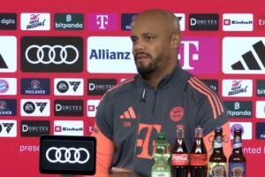 孔帕尼：不會感覺這是第一對陣最后一名 烏爾比希明天將首發(fā)