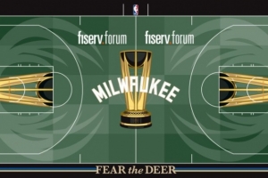 看得人眼花繚亂！NBA杯重磅來襲 各支球隊祭出五顏六色的地板