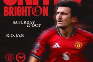 劍指三連勝！曼聯(lián)發(fā)布對(duì)陣布萊頓海報(bào)：馬奎爾單人出鏡