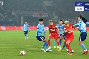 單場烏龍+送點！李提香拉倒卡多索送點，卡多索點射河南2-1浙江