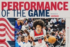 22歲前30分10板5三分+2斷+2帽！凱肖恩-喬治今日數(shù)據(jù)比肩文班盧卡