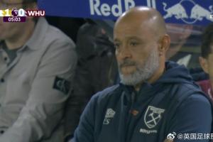 努諾執(zhí)教西漢姆聯(lián)后，還沒取得過一場勝利....??