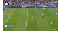 姆總真的猛！姆巴佩硬抗庫(kù)巴西防守打門，為皇馬制造一個(gè)角球