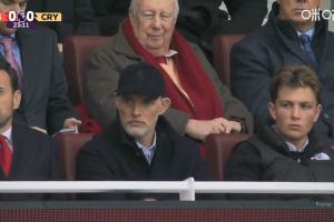 督戰(zhàn)！英格蘭國家隊主帥圖赫爾現場觀看阿森納對陣水晶宮的比賽