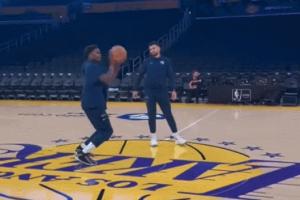 ?????華子在湖人主場(chǎng)扔超遠(yuǎn)：“我的兒”昨天就在這殺死比賽