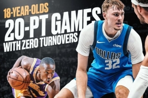 弗拉格19歲之前單場20分0失誤 NBA歷史上僅兩人做到&另一個是科比