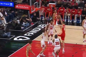 生龍活虎！丹尼爾斯回傳 波爾津吉斯靈動(dòng)空切滑翔劈扣拿本場首分