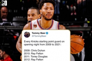 每年都在變！布倫森來之前 尼克斯13年換了12個揭幕戰(zhàn)首發(fā)控衛(wèi)！