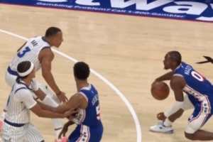 手感來(lái)了！馬克西面對(duì)貝恩回拉三分命中&連中兩記三分