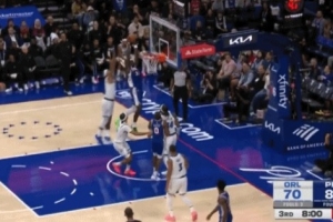 除了得分助攻也行！馬克西突破助飛博納完成雙手暴扣