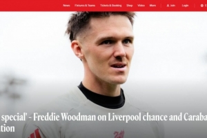 有望出戰(zhàn)聯(lián)賽杯！利物浦門(mén)將伍德曼：我會(huì)盡力做到最好，享受比賽