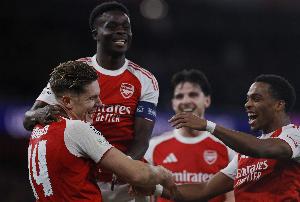 槍手4分優(yōu)勢領跑英超！薩卡：我真的相信，本賽季我們能取得成功