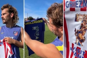 格列茲曼馬競200球里程碑！世體：馬競將推出格列茲曼特別版球衣