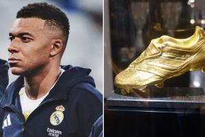 老佛爺+全隊出席！皇馬官方：姆巴佩明天在伯納烏領(lǐng)取歐洲金靴