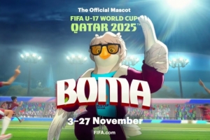 官方：沙漠貓頭鷹BOMA成為U17世界杯吉祥物，致敬米盧的貢獻