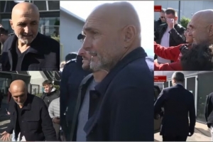 只待官宣！斯帕萊蒂抵達(dá)尤文總部，受到球迷歡迎并簽名合影留念