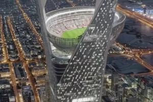 騙了5000萬(wàn)人??郵報(bào)：沙特摩天大樓球場(chǎng)是AI生成，視頻成本3元