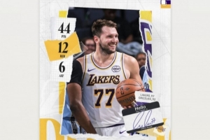 回歸就40+！拉拉維亞IG發(fā)東契奇本場(chǎng)數(shù)據(jù)歡迎其回歸 077本人轉(zhuǎn)發(fā)