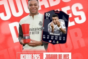 連續(xù)第2個(gè)月當(dāng)選！西甲官方：姆巴佩當(dāng)選10月聯(lián)賽最佳球員