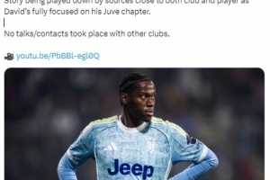 羅馬諾：尤文和戴維沒(méi)有分手計(jì)劃，目前球員完全專注于尤文的比賽