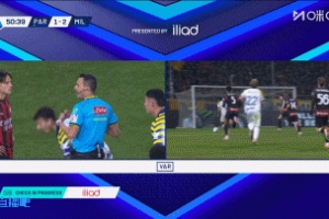 里奇禁區(qū)內(nèi)疑似有手球情況，裁判在VAR介入查看后沒給點球