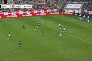 22年三笘薫一人打爆美國后防！沖破美國封鎖后一腳弧線球破門！