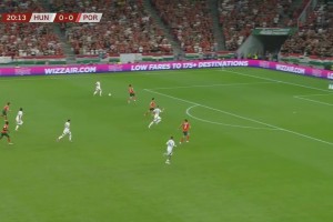 葡萄牙0-1落后！瓦爾加門前頭球擊中立柱彈入網(wǎng)窩