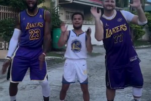 菲律賓詹姆斯+庫(kù)里+東契奇，這三個(gè)人越看越像是怎么回事??