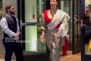 結(jié)果被拍到在街頭爭吵！杰倫-格林與40歲女友本去參加時(shí)裝周~